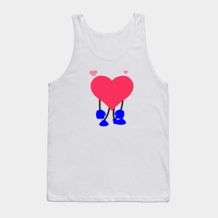 strong heart with two hands Tank Top